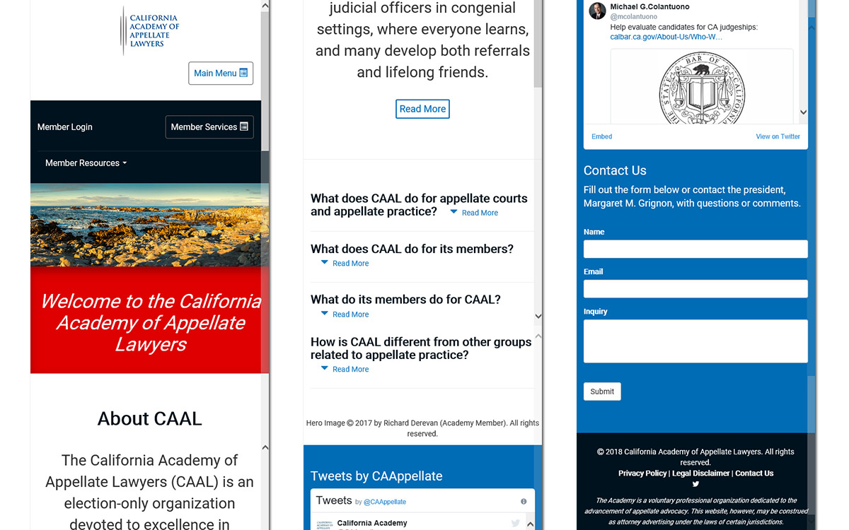 California Academy of Appellate Lawyers Slide 3