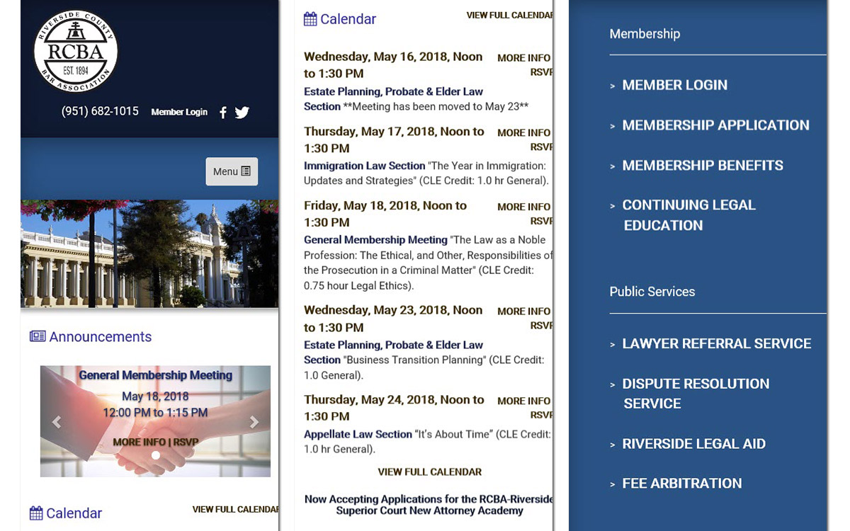 Riverside County Bar Association Slide 3
